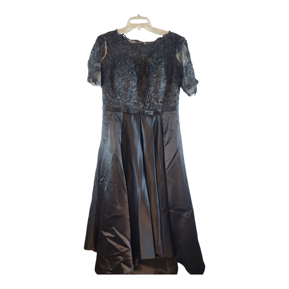 LanTing Bride black formal dress sz mother of bride, bridesmaid, cocktail party